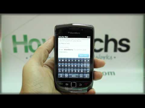 Como fazer um *master reset* no BlackBerry Torch 9800