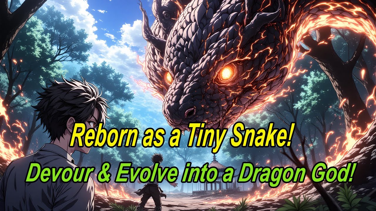Reborn as a Tiny Snake! Devour & Evolve into a Dragon God!#anime # ...