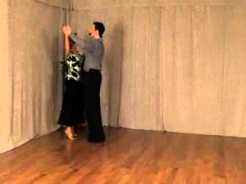 Foxtrot Turning Basic - Ballroom Dance Lesson, Mandy Carlisle, Ilya Velednitskiy #2505