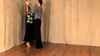 Foxtrot Turning Basic - Ballroom Dance Lesson, Mandy Carlisle, Ilya Velednitskiy