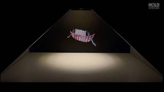 Dreamoc Xl3 Holodisplay - Oberhausmuseum Passau Schiffsmodell - Holografie