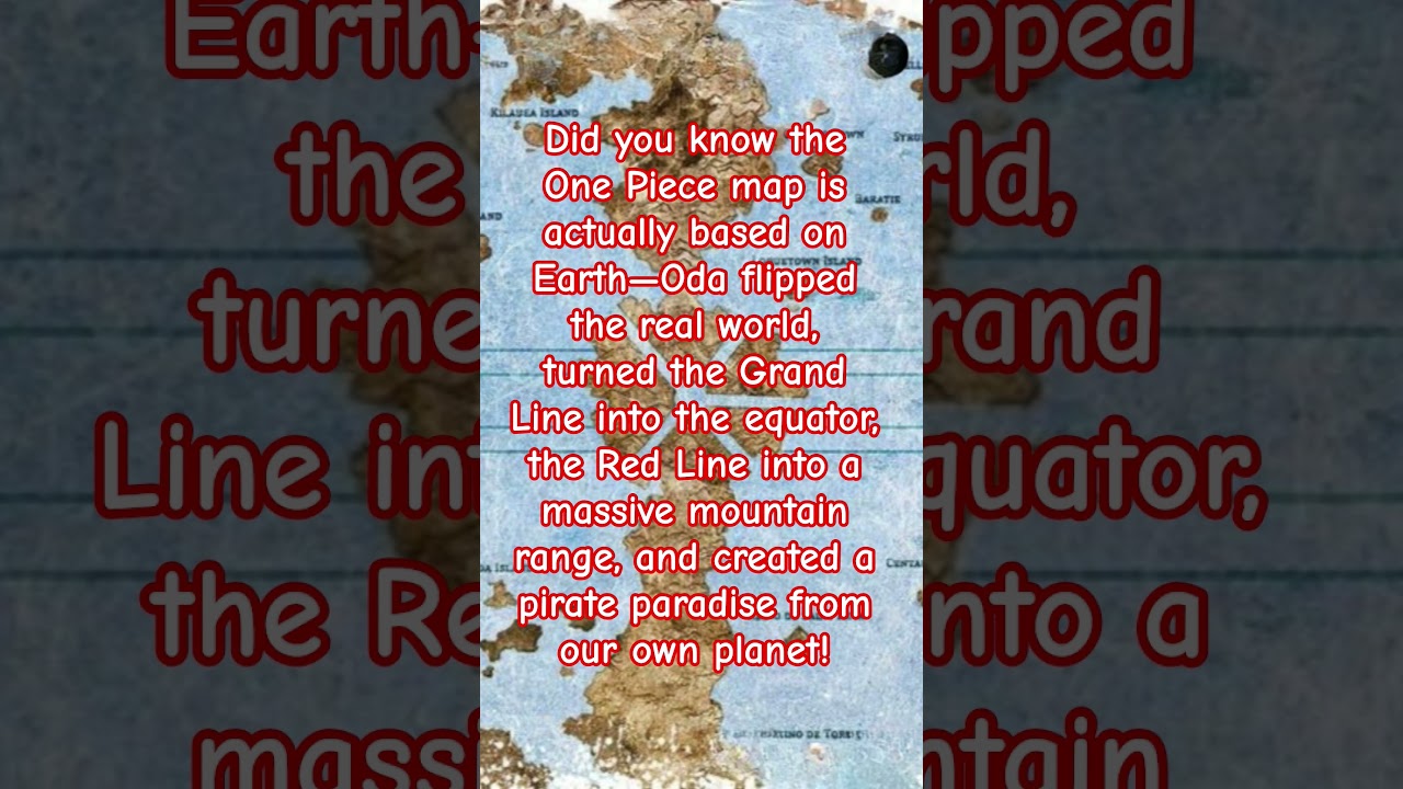 The One Piece Map Is Based on Earth?! 🌍🔥