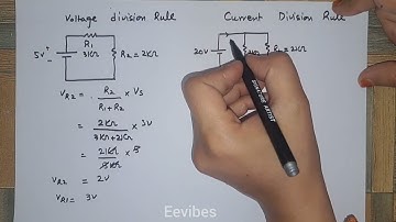 Voltage Division and Current Division Rule #vdr #cdr #voltagedivision #current #eevibes