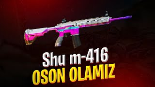 SHU M-416 OSON OLAMIZ..PUBG MOBILE