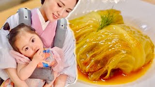 Cabbage Rolls | Tomato sauce | Japanese Recipe