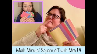 Math Minute Square Off