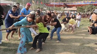 TUG of WAR(WOMEN) Dimdaijang vs Ramgailong. (Easter Sports 2023)
