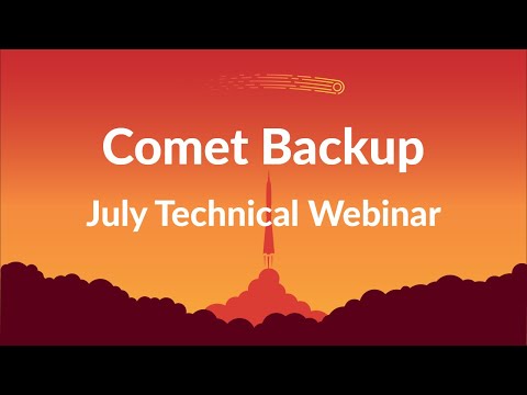 July Technical Webinar 2020