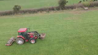 Rolling silage ground