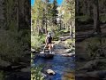PCT 25-22: Kiki überquert den Bach #johnmuirtrail #pacificcresttrail