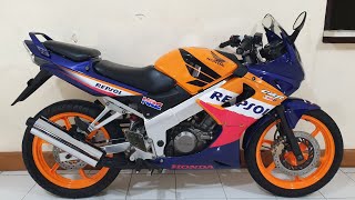 DI JUAL CEPAT HONDA CBR OLD 150 REPSOL EDITION 2004 FULL ORISINIL MULUS