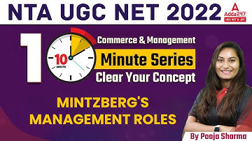 UGC NET 2022 | Commerce & Management | Mintzberg