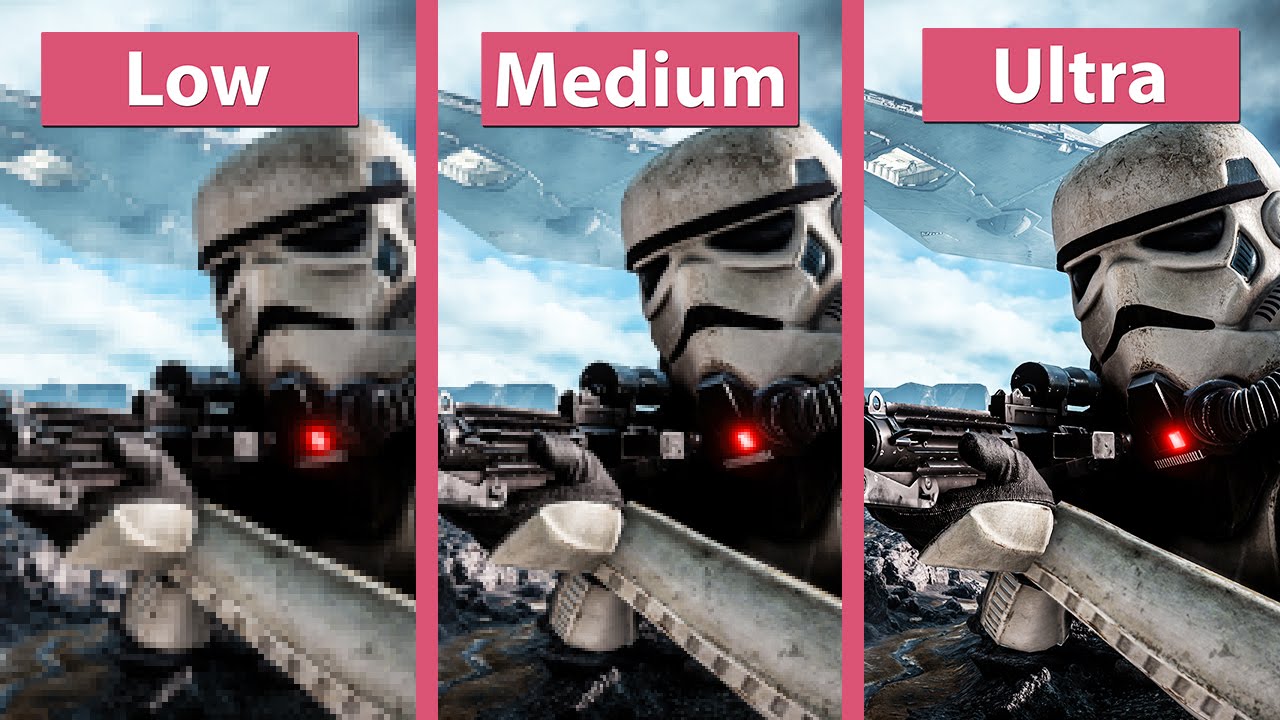 Star Wars Battlefront – PC Low vs. Medium vs. Ultra ...