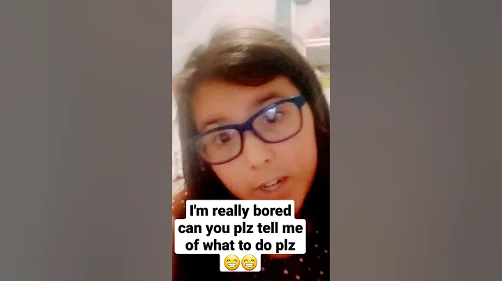 I'm really bored