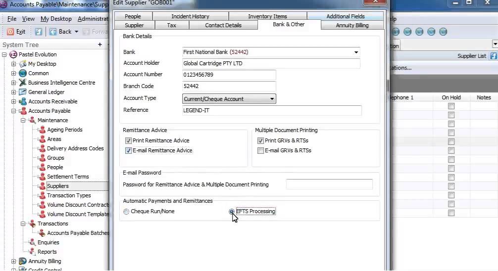 Sage Evolution Accounts Payable Overview - YouTube