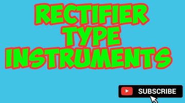 Rectifier type instrument