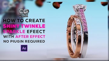 How to Create a shiny twinkle sparkle effect with after effects // No plugin required
