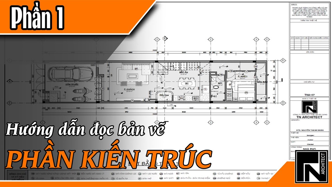 HƯỚNG DẪN ĐỌC BẢN VẼ PHẦN 1 - KIẾN TRÚC - YouTube