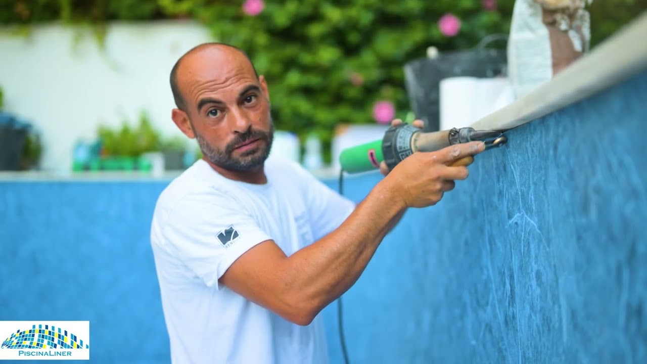 RENOLIT ALKORPLAN Dhyana ALIVE swimming pool liner installation in MARBELLA