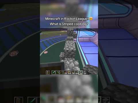 Minecraft in Rocket League?!? (From Striped on X)