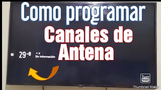 How to PROGRAM the channels on your Smart TV || How to configure the antenna channels correctly