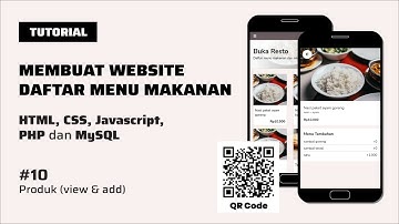 #part10 Membuat Website Daftar Makanan Menggunakan PHP dan MySQL | Produk (view & add)
