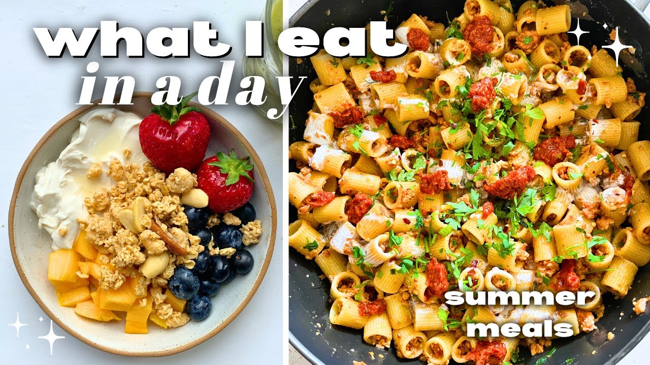 What I Eat In A Day - Easy Vegan Summer Eats 🌞