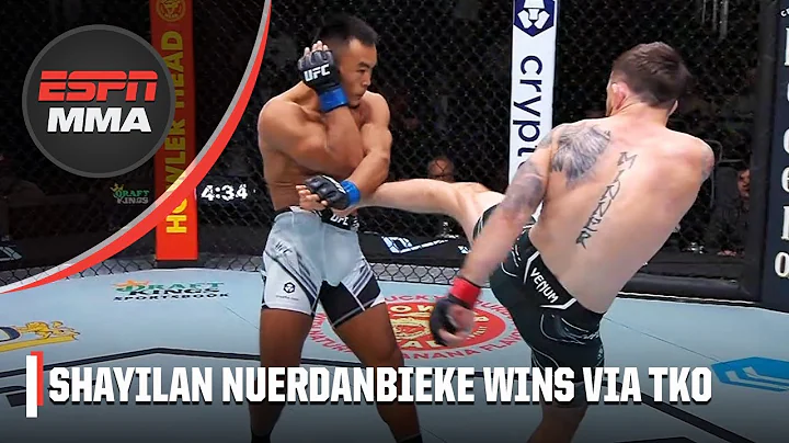 Nuerdanbieke wins via TKO just over a minute into ...