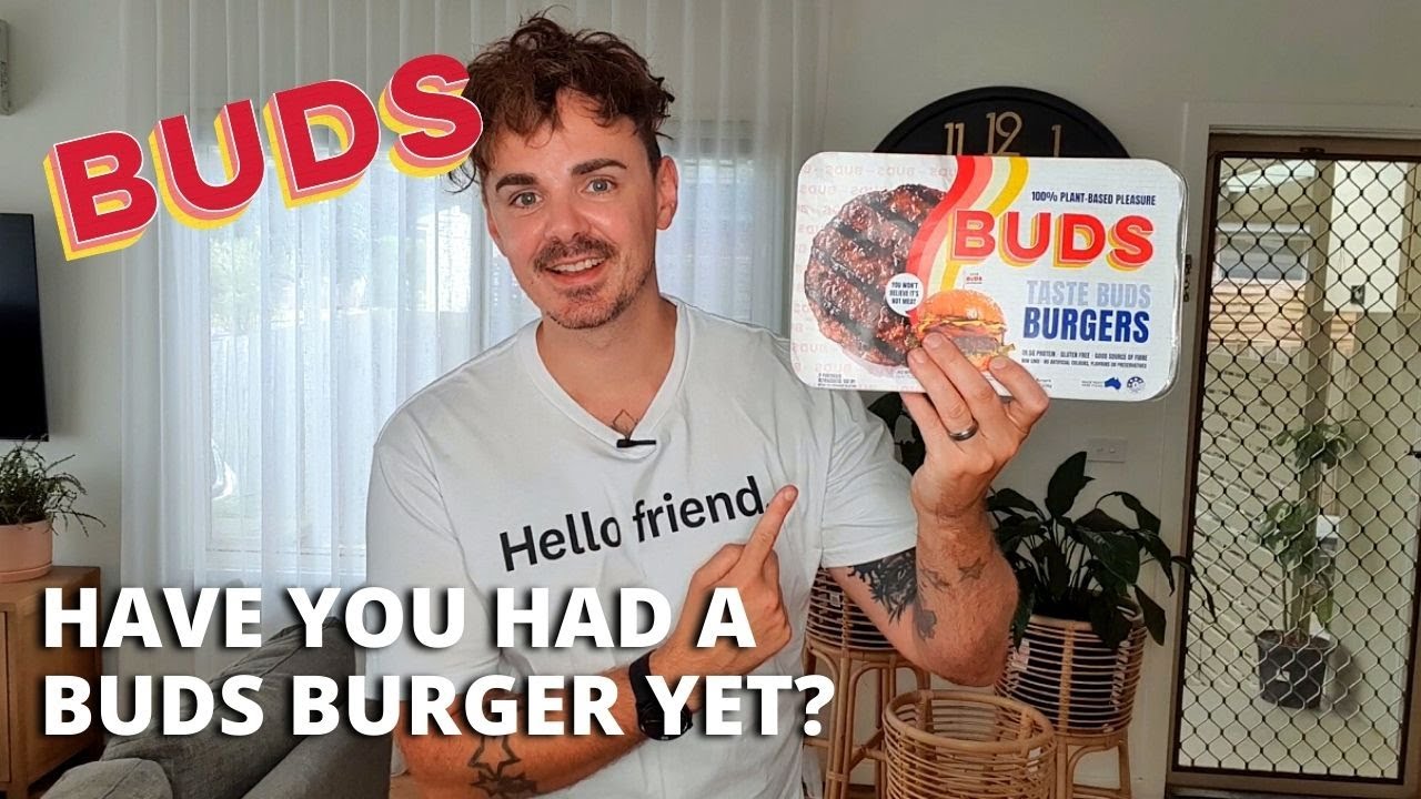 Tasting the ALL-NEW Buds Burgers   Plant Based Burger Review