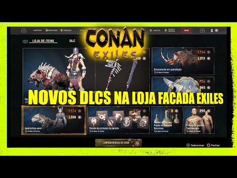 ITENS DO PASSE DE BATALHA NOVO O QUE SABEMOS ATE AQUI + LOJA DE COSMÉTICOS  VALE A PENA? CONAN EXILES em 2023