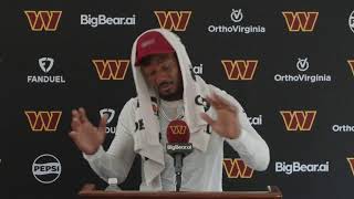 WR Stefon Diggs Speaks To The Media After His First Practice | Washington Commanders