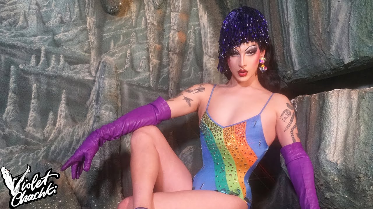 Behind the Scenes of the Violet Chachki 2021 calendar shoot