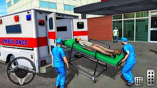 Flying City Ambulance Driver Simulator 2019 - Emergency Van Rescue 3D - Android Gameplay screenshot 5