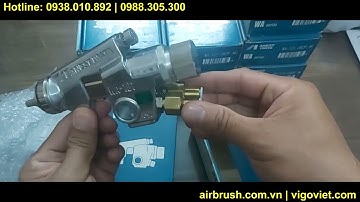 Súng phun sơn tự động WA-101-132P  sử dụng kèm bơm sơn hoặc nồi trộn sơn, gắn trên cánh tay robot