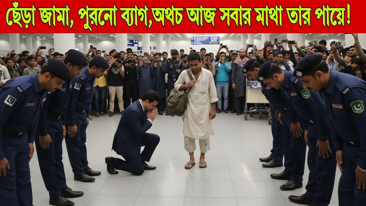 যে ছেলেটাকে সবাই ভিখারি ভেবেছিল,সে-ই ছিলো বিমানবন্দরের আসল মালিক!”তারপর যা ঘটলো....