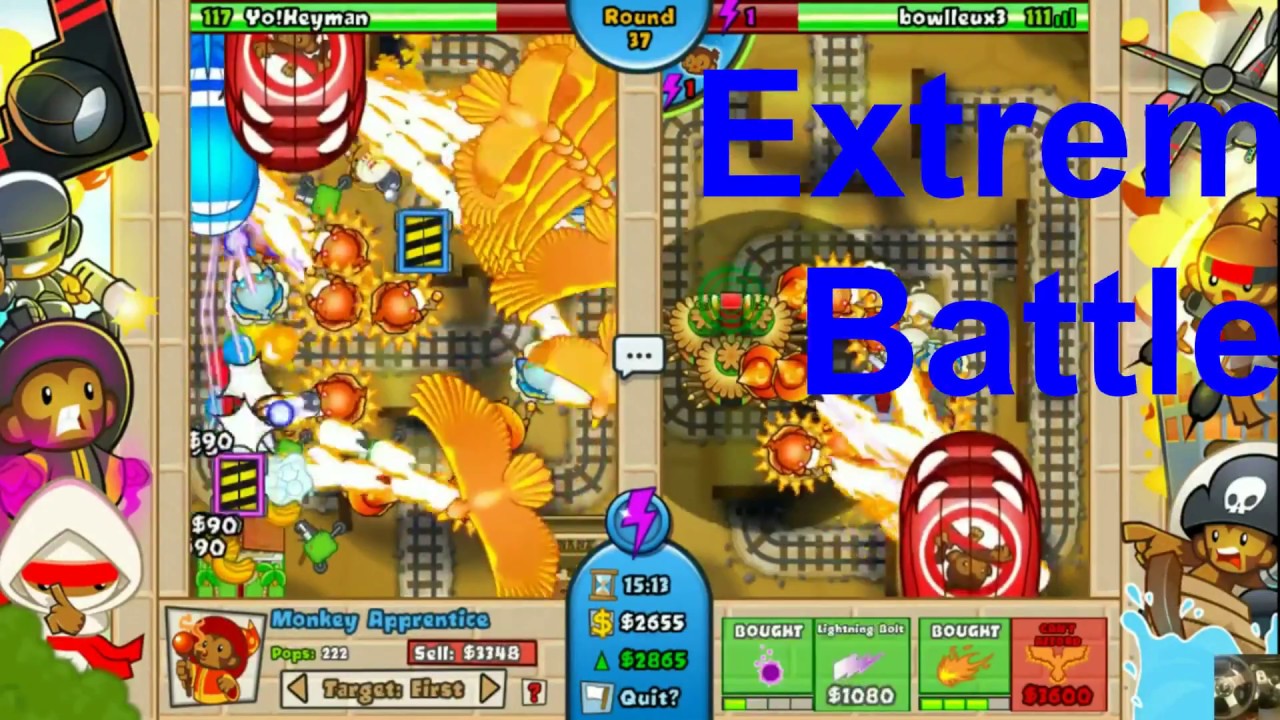 Extreme Battle Online Bloons TD Battles Defensive Mod YouTube