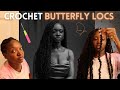 DIY Crochet Butterfly Locs Cornrows