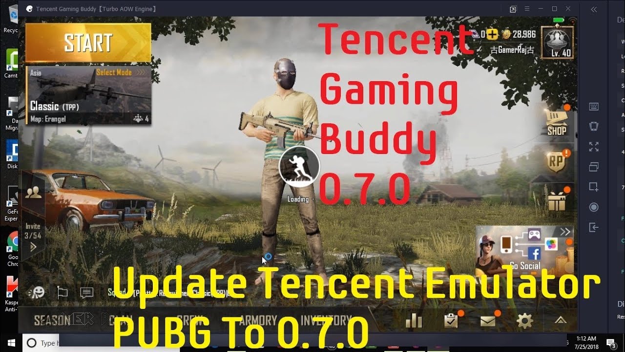 How To Update Tencent Gaming Buddy Emulator PUBG To 0.7.0 - 