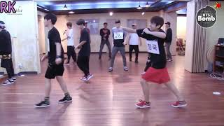 [INDO SUB] [BANGTAN BOMB] Attack on BTS at dance practice 2
