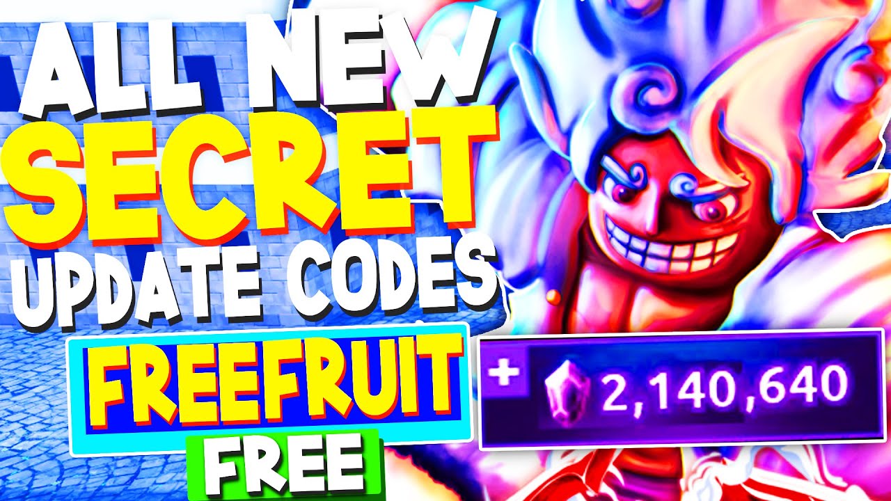 NEW* ALL WORKING GEAR 5 UPDATE CODES FOR FRUIT BATTLEGROUNDS 2023! ROBLOX FRUIT  BATTLEGROUNDS CODES 