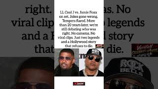 LL Cool J vs. Jamie Foxx: The Set Clash Hollywood Never Forgot #shorts #drama #realtalk #trendingnow