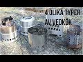 4 olika typer av vedkök