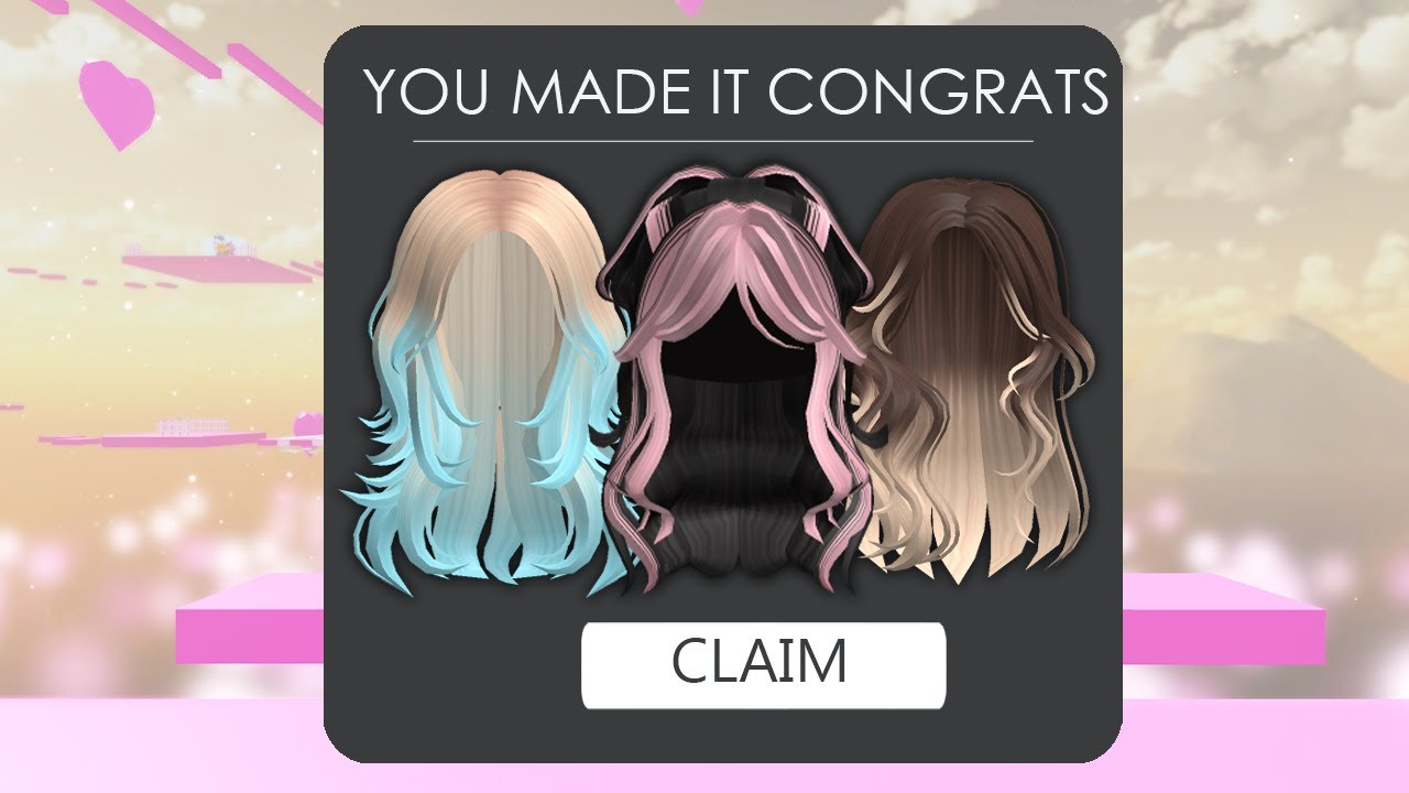 I got this hair for 5 rbx omg #freehairs #cheaphairs #roblox the