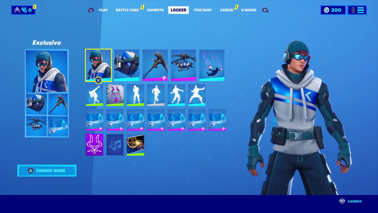 New Fortnite Ps4 Exclusive Skin YouTube