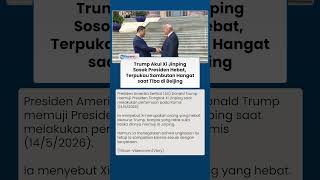 Trump Kagumi Sambutan Tiongkok: Presiden Xi Jinping Orang Hebat saat Tiba di Beijing
