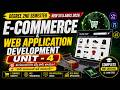 🔥Degree 2nd Semester E-Commerce &amp; Web Application Development Unit-4 Most Important Questions 2026