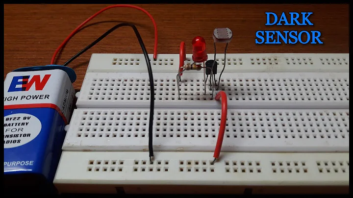 How To Make A Dark Sensor On A Breadboard [HD]