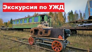 Покатушки на мотодрезине. Отличный металлокоп! Потеря-потерь! Что осталось от УЖД?