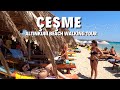 Çeşme Altınkum Beach / July 2021 Turkey [4K HDR] Best Beaches in Turkey