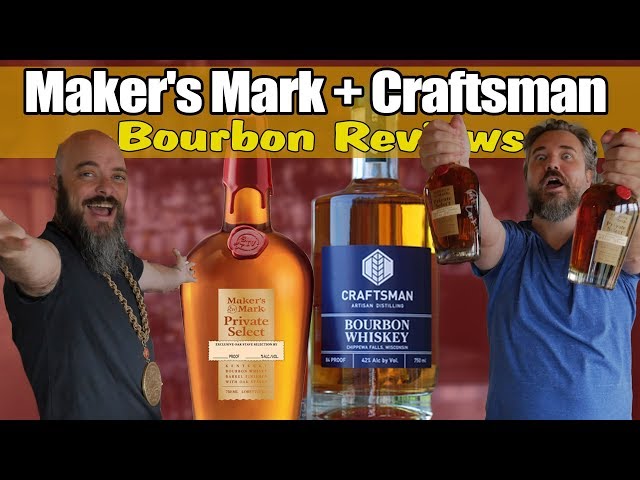 Maker's Mark Private Barrel Selection + Craftsman Bourbon - YouTube